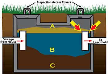 Healthy Septic Tank Diagram