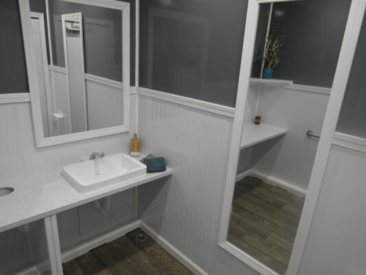 16' ADA Room Full Length Mirror and Sink